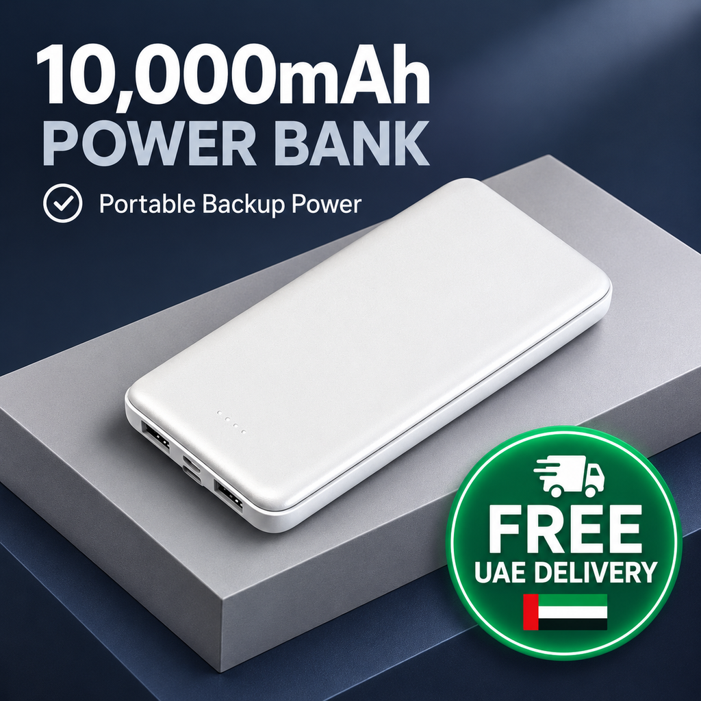 10000mAh portable power bank with FREE UAE DELIVERY