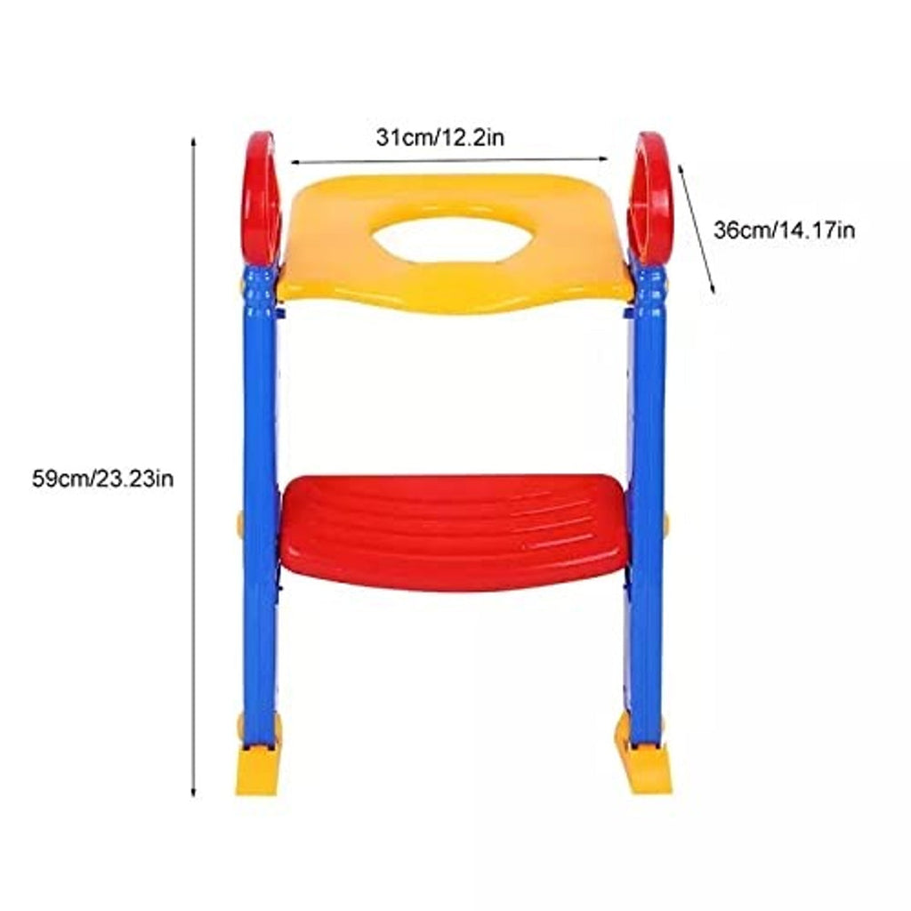 Adjustable step, non-slip feet and handles