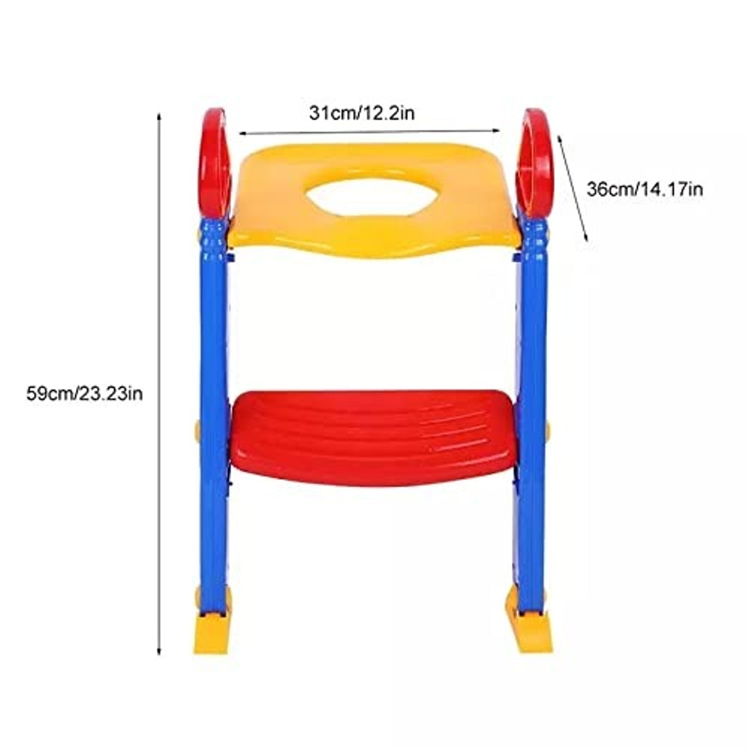 Adjustable step, non-slip feet and handles