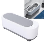 Compact white ultrasonic cleaning machine