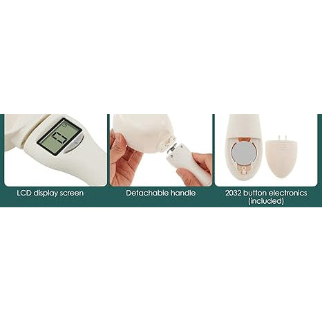 Spoon scale LCD screen, detachable handle and battery