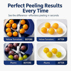 Electric peeler before and after results