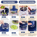 How to use and install the electric fruit peeler