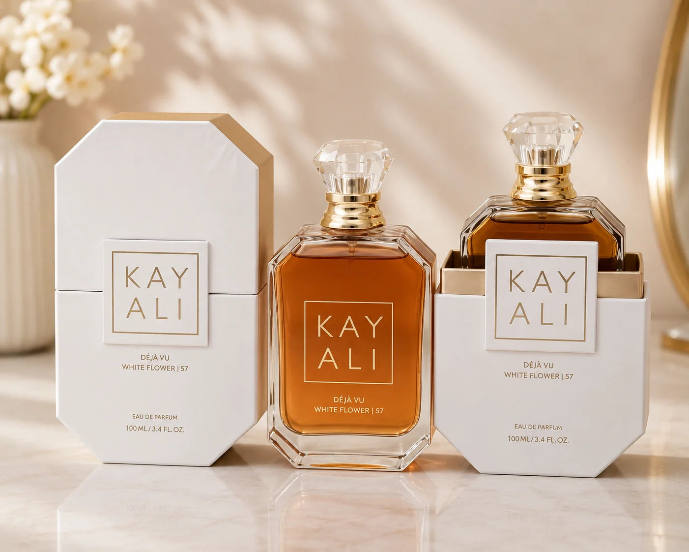 KAY ALI DÉJÀ VU WHITE FLOWER 57
