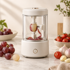 Automatic electric fruit peeler with fruit and garlic