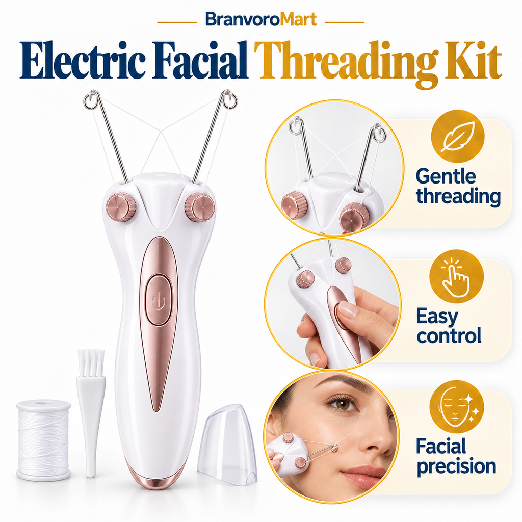 BranvoroMart Electric Facial Threading Kit