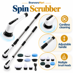 BranvoroMart Cordless Electric Spin Scrubber