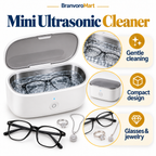 BranvoroMart Mini Ultrasonic Cleaner