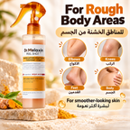 Dr. Melaxin body spray for rough-feeling areas including elbows, knees and feet