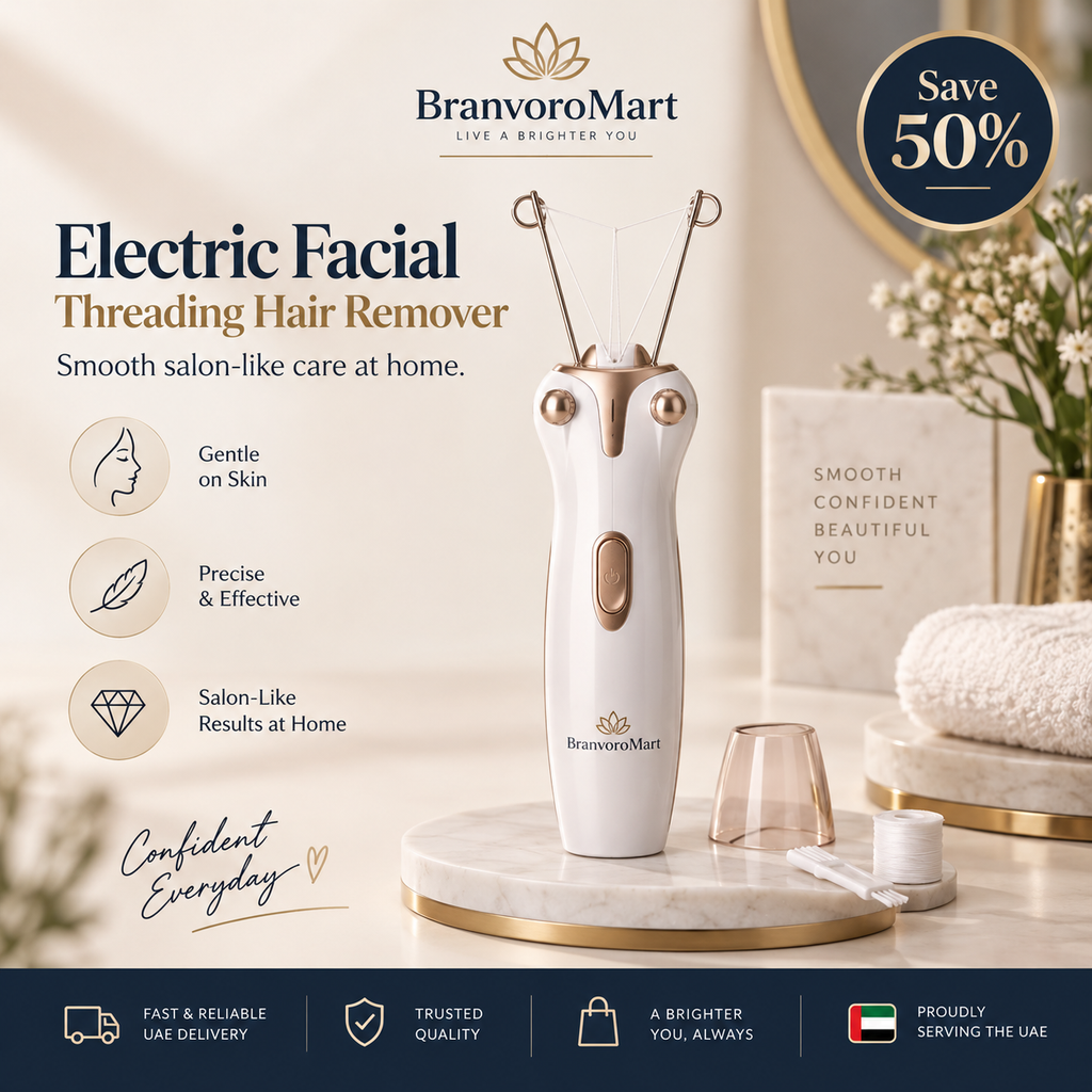 Electric facial threading hair remover premium product image