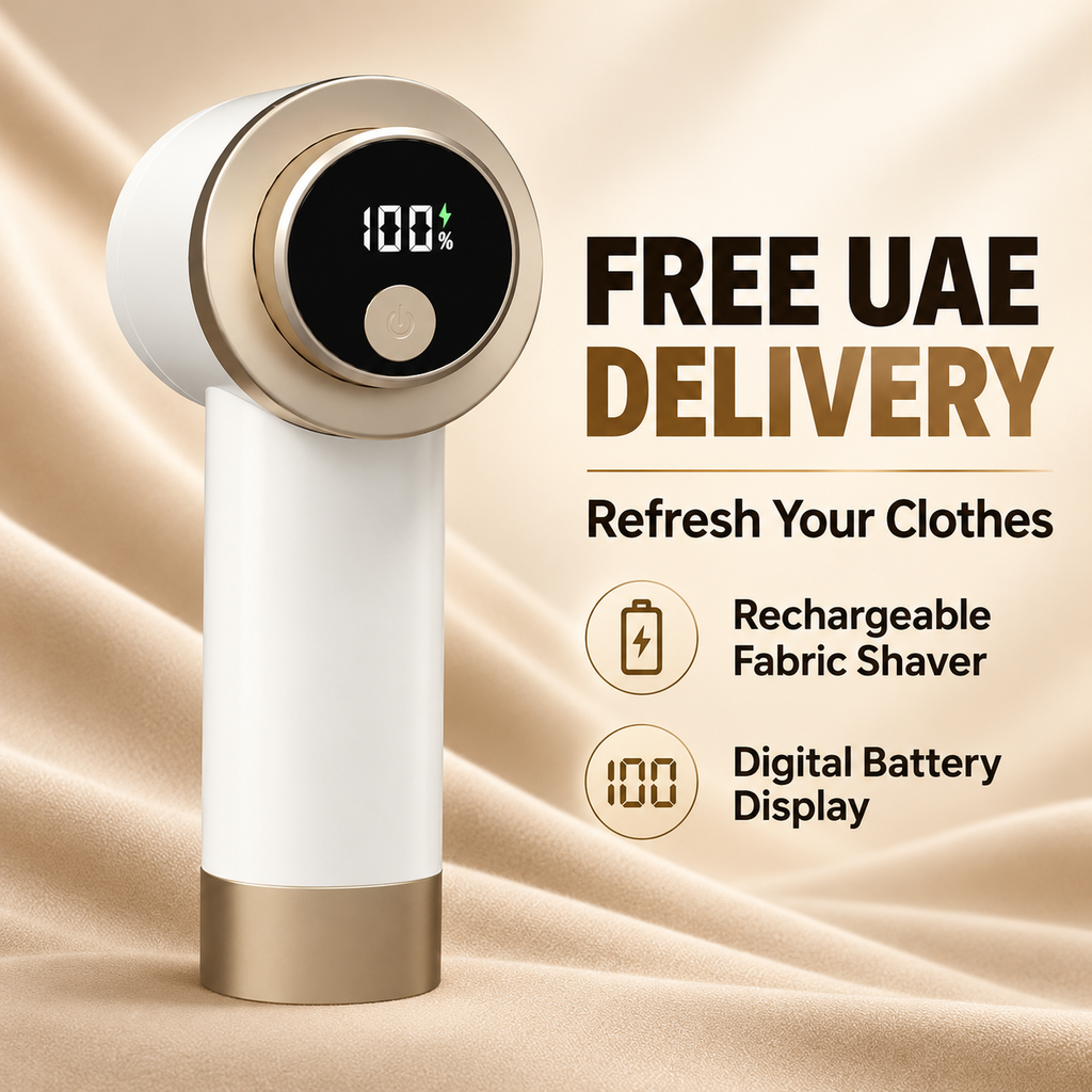 Fabric shaver digital battery display features with FREE UAE DELIVERY