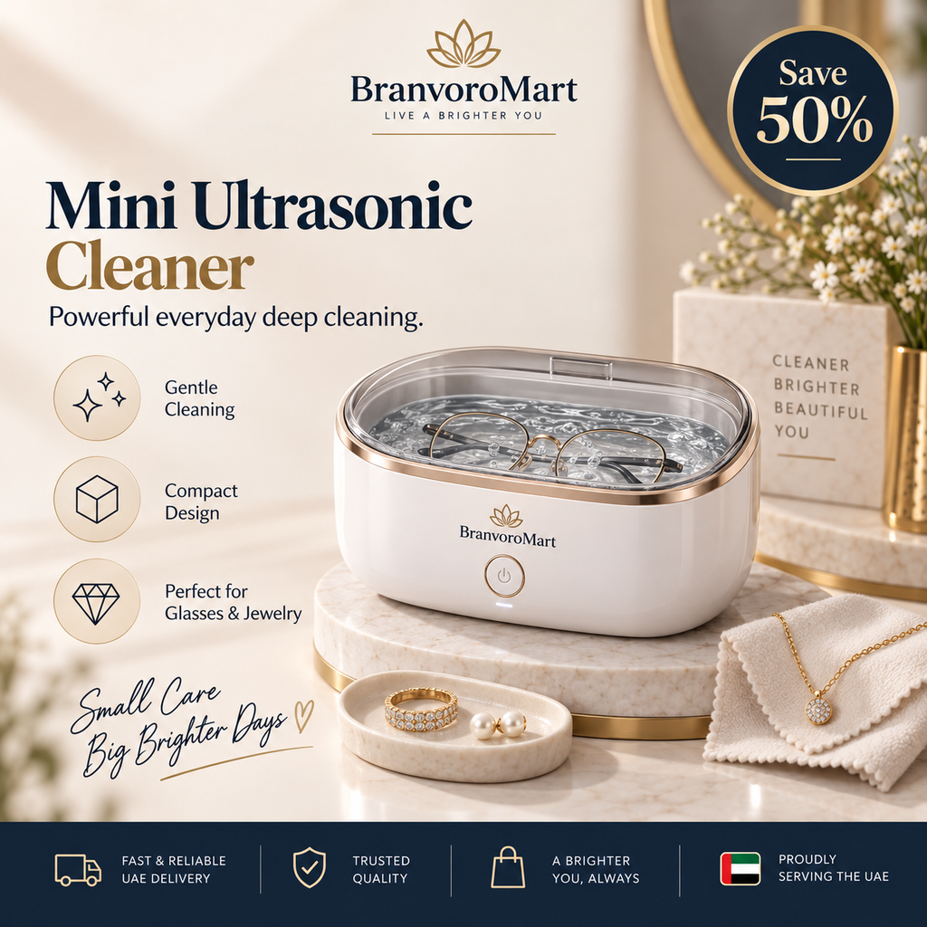 Mini ultrasonic cleaner premium product image